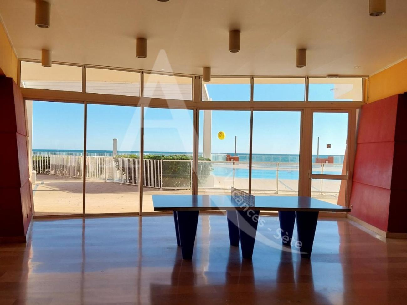 Studio 4 Pers, Pkg, 1Ere Ligne Mer, Piscine, Tennis Sete Exterior photo