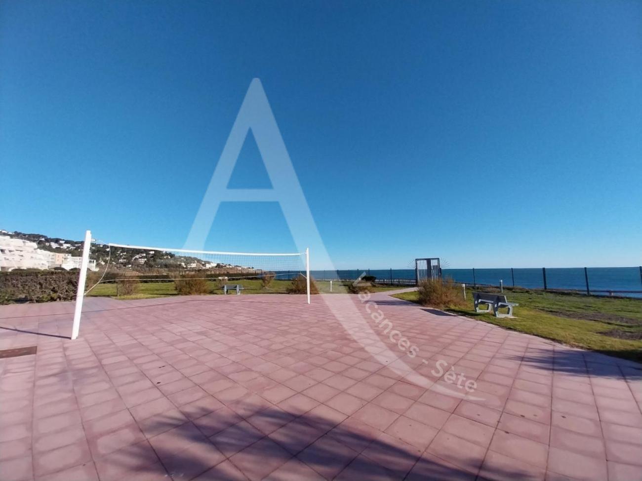 Studio 4 Pers, Pkg, 1Ere Ligne Mer, Piscine, Tennis Sete Exterior photo